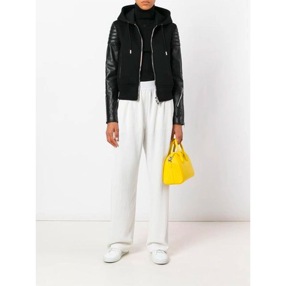 Chaquetas y abrigos de viscosa negra