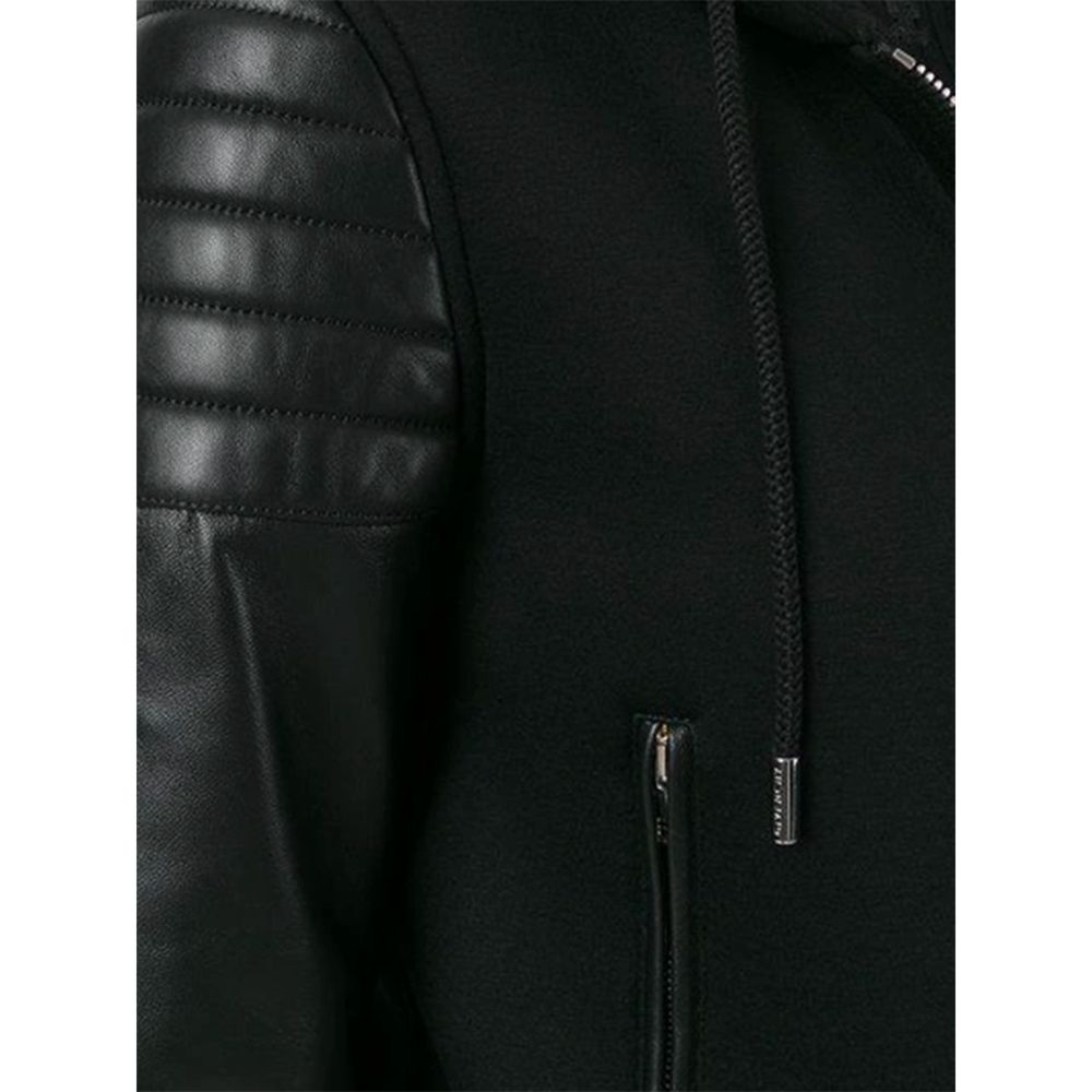 Chaquetas y abrigos de viscosa negra