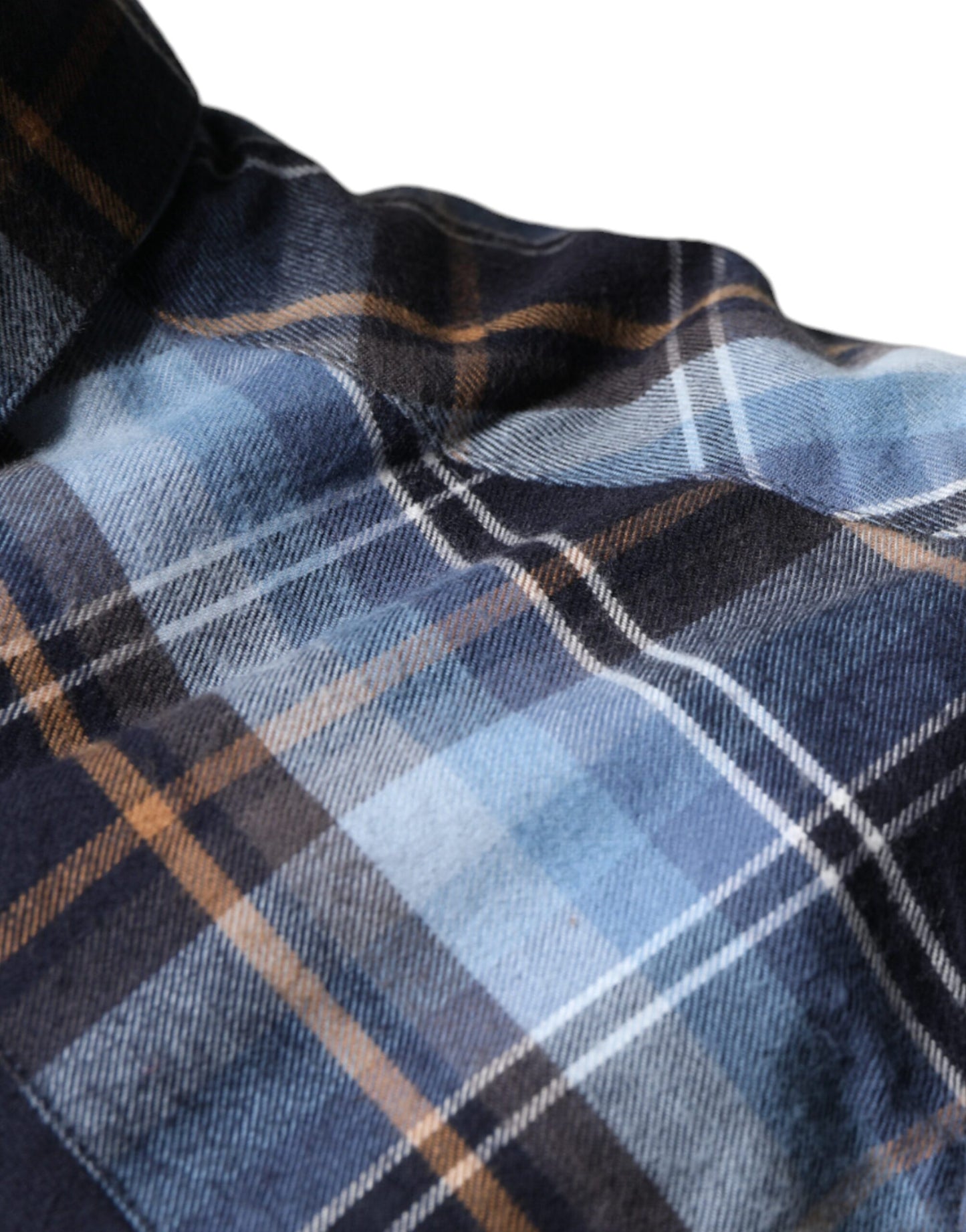 Camisa ajustada con parche Paradiso a cuadros multicolor