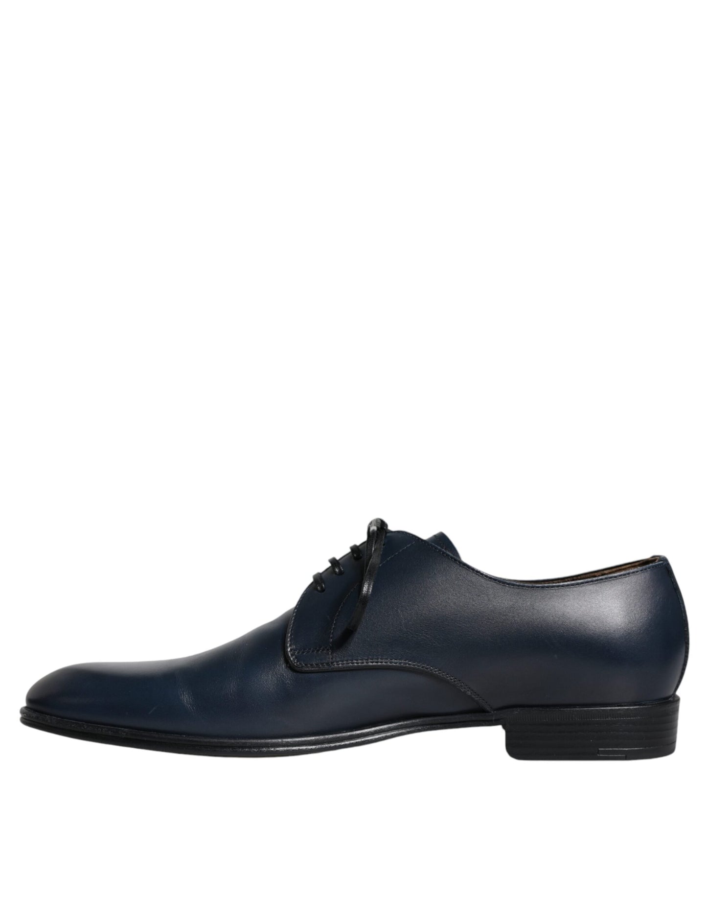 Zapatos formales Derby de cuero azul marino
