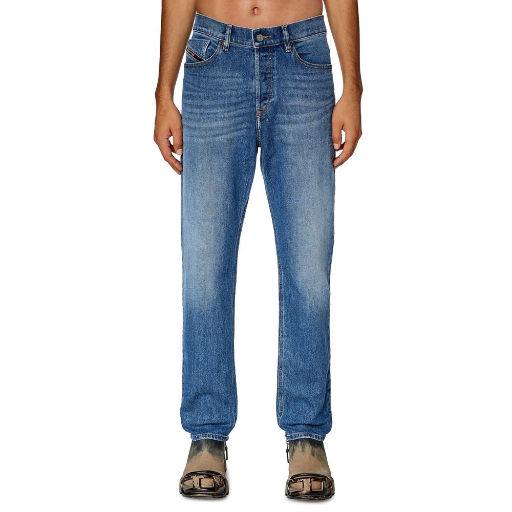 Vaqueros y pantalones de algodón azul