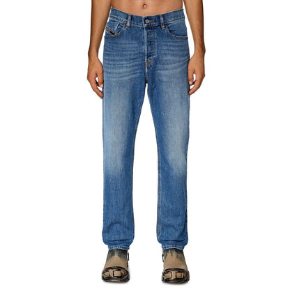 Vaqueros y pantalones de algodón azul