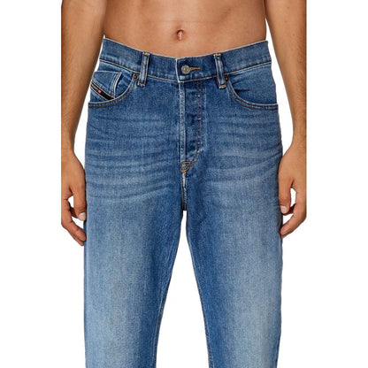 Vaqueros y pantalones de algodón azul
