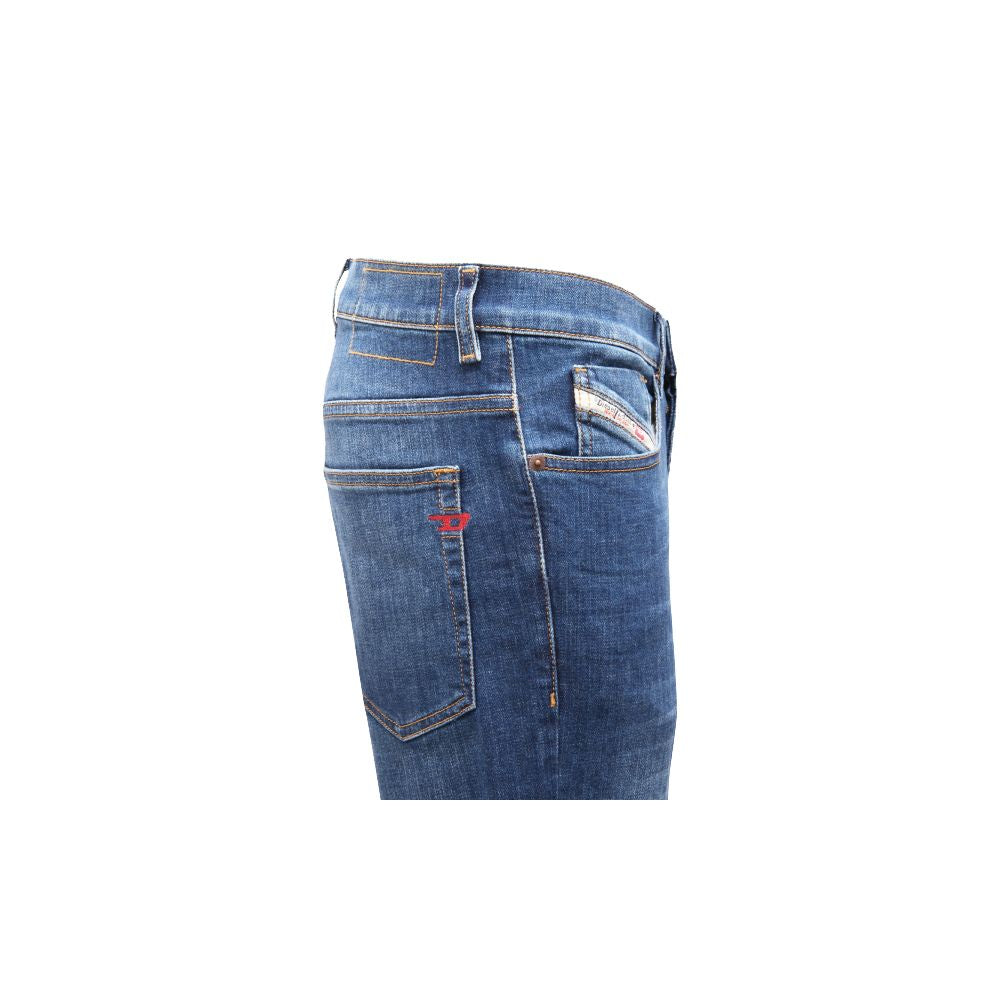 Vaqueros y pantalones de algodón azul