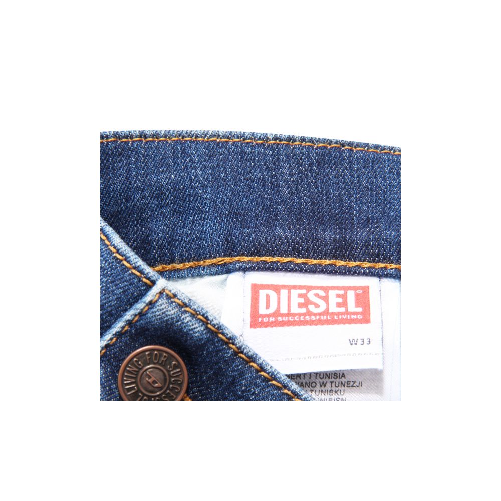 Vaqueros y pantalones de algodón azul