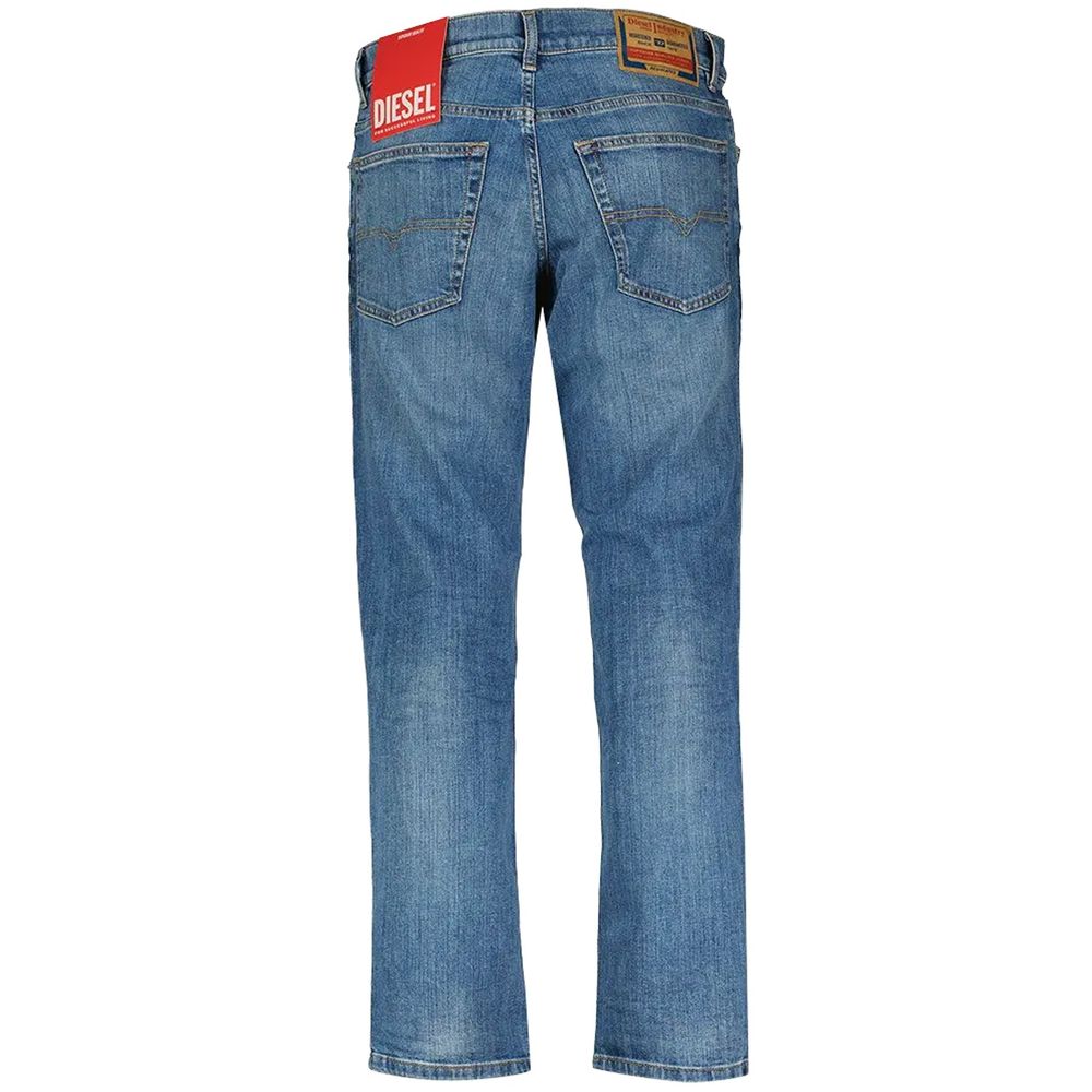 Vaqueros y pantalones de algodón azul