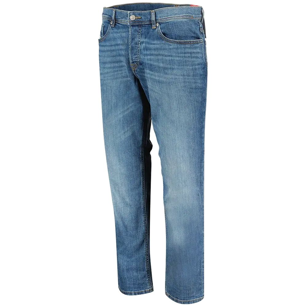 Vaqueros y pantalones de algodón azul