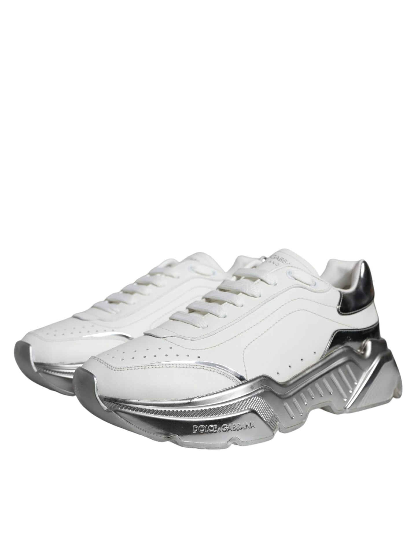 Zapatillas deportivas bajas Daymaster blancas y plateadas