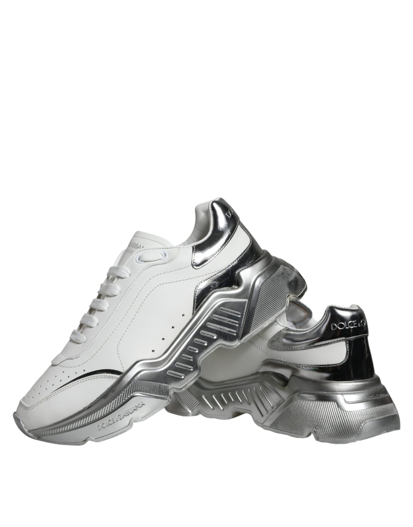 Zapatillas deportivas bajas Daymaster blancas y plateadas