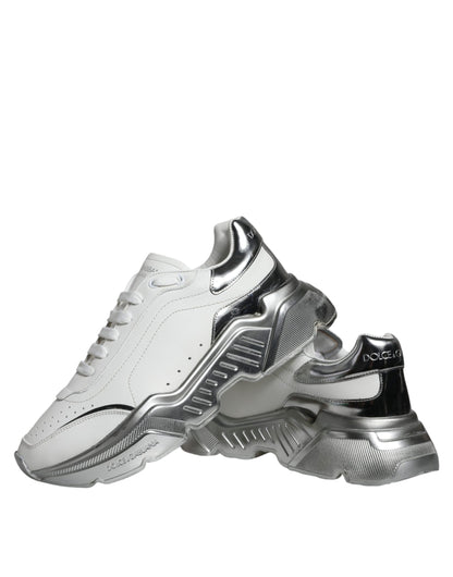 Zapatillas deportivas bajas Daymaster blancas y plateadas