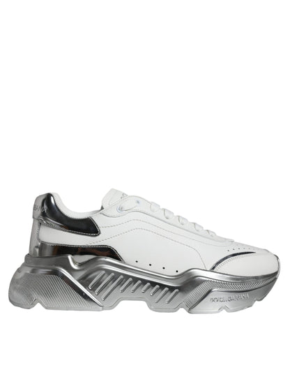 Zapatillas deportivas bajas Daymaster blancas y plateadas