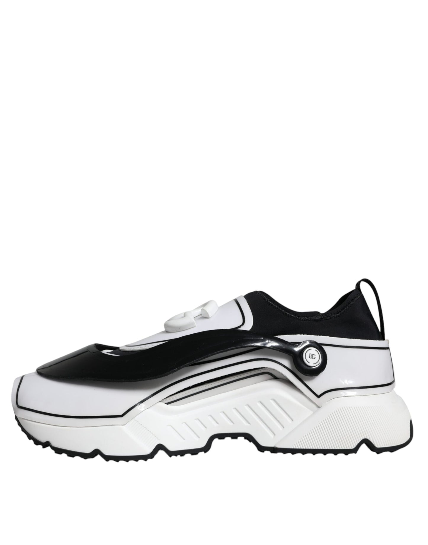 Zapatillas Daymaster blancas con placa del logotipo en negro