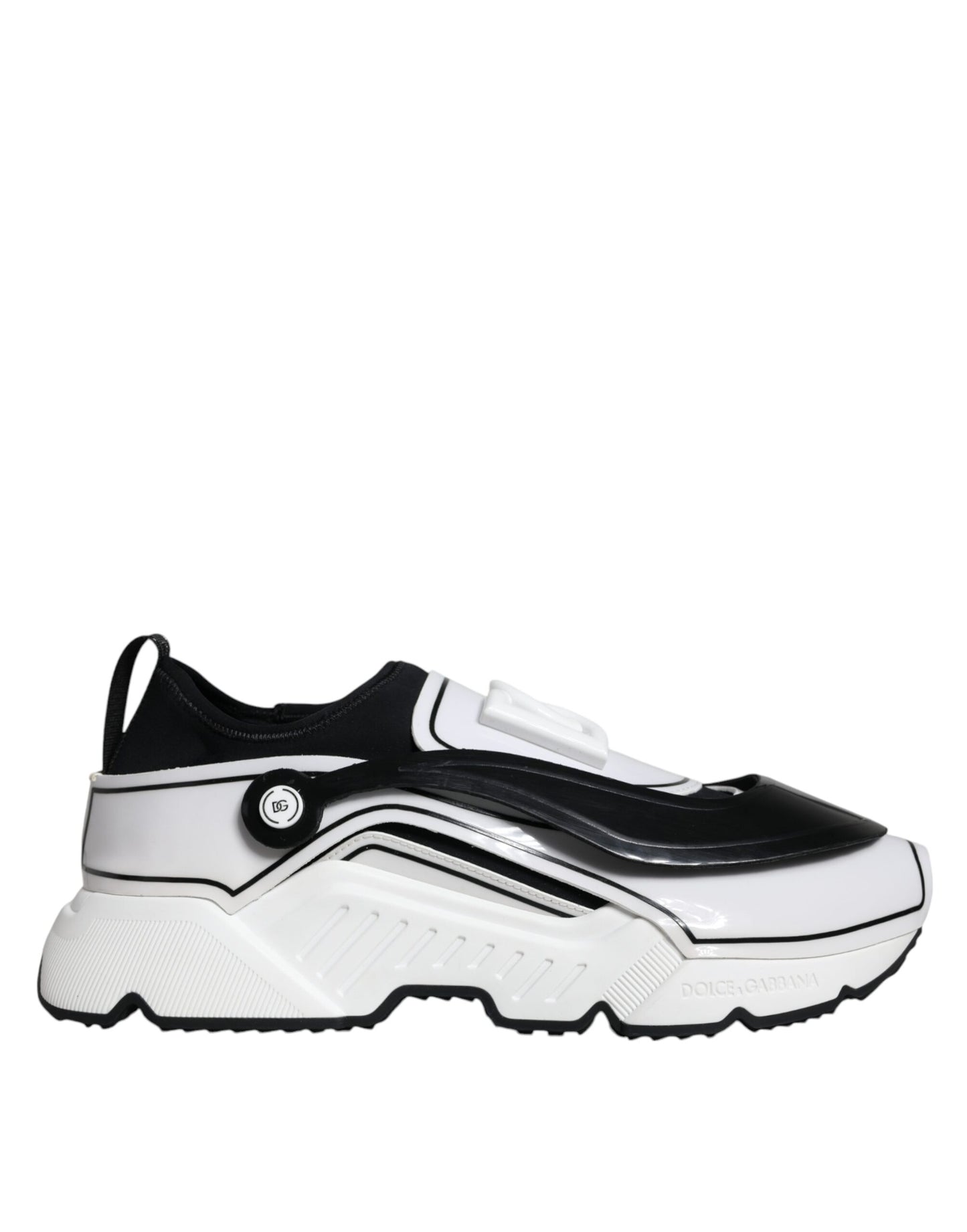 Zapatillas Daymaster blancas con placa del logotipo en negro