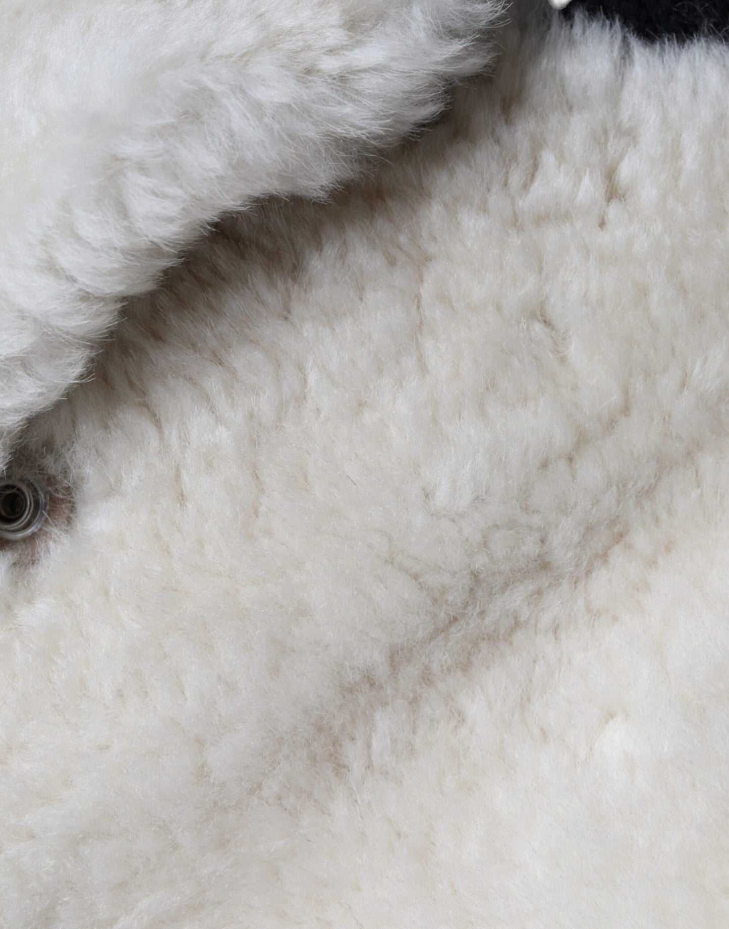 Chaqueta de abrigo tipo chaleco de piel de oveja blanca WARRENFORD
