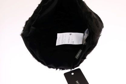 Elegante gorro de piel Xiangao negro