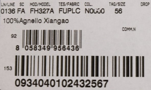 Elegante gorro de piel Xiangao negro