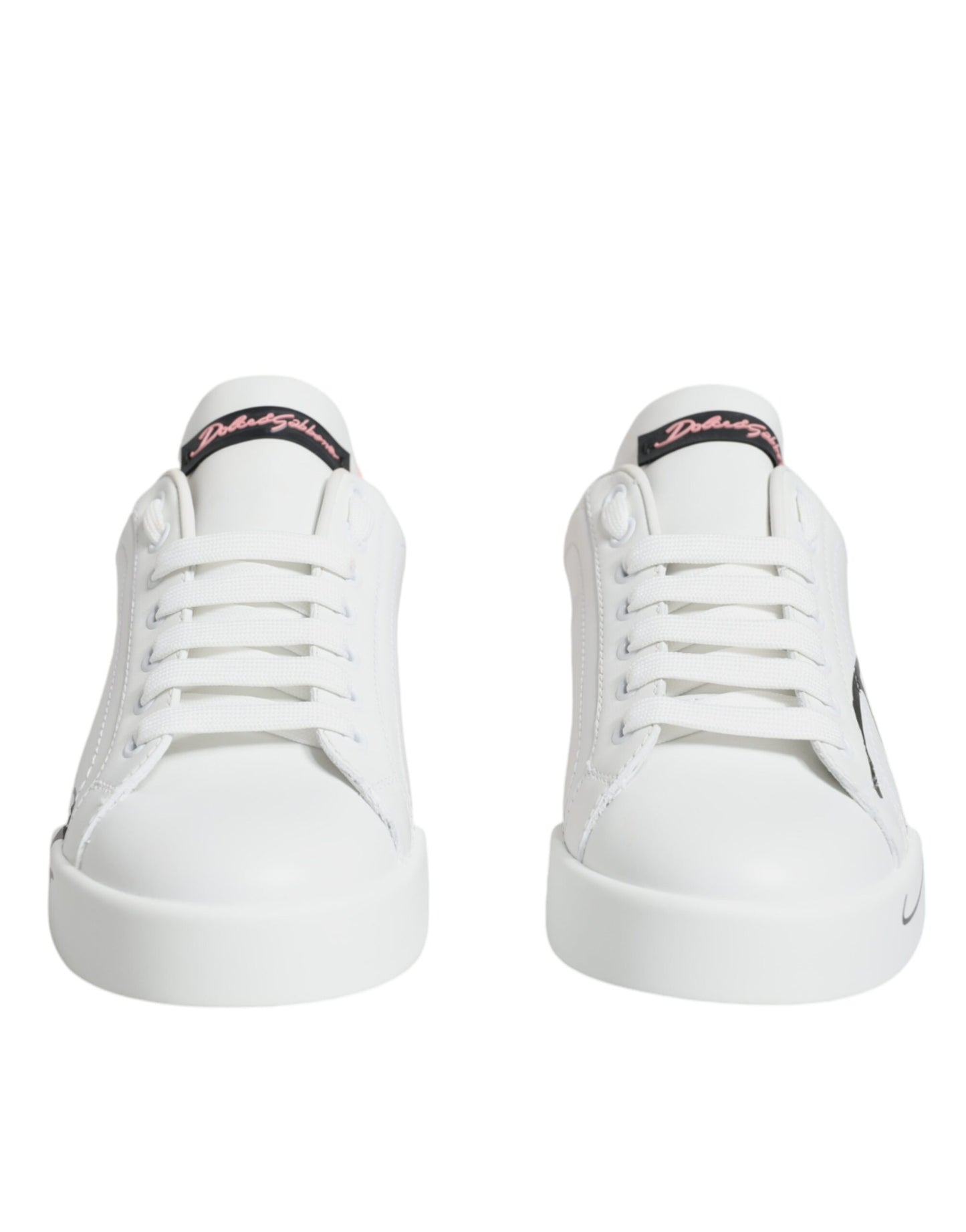 Zapatillas bajas Portofino blancas y rosas