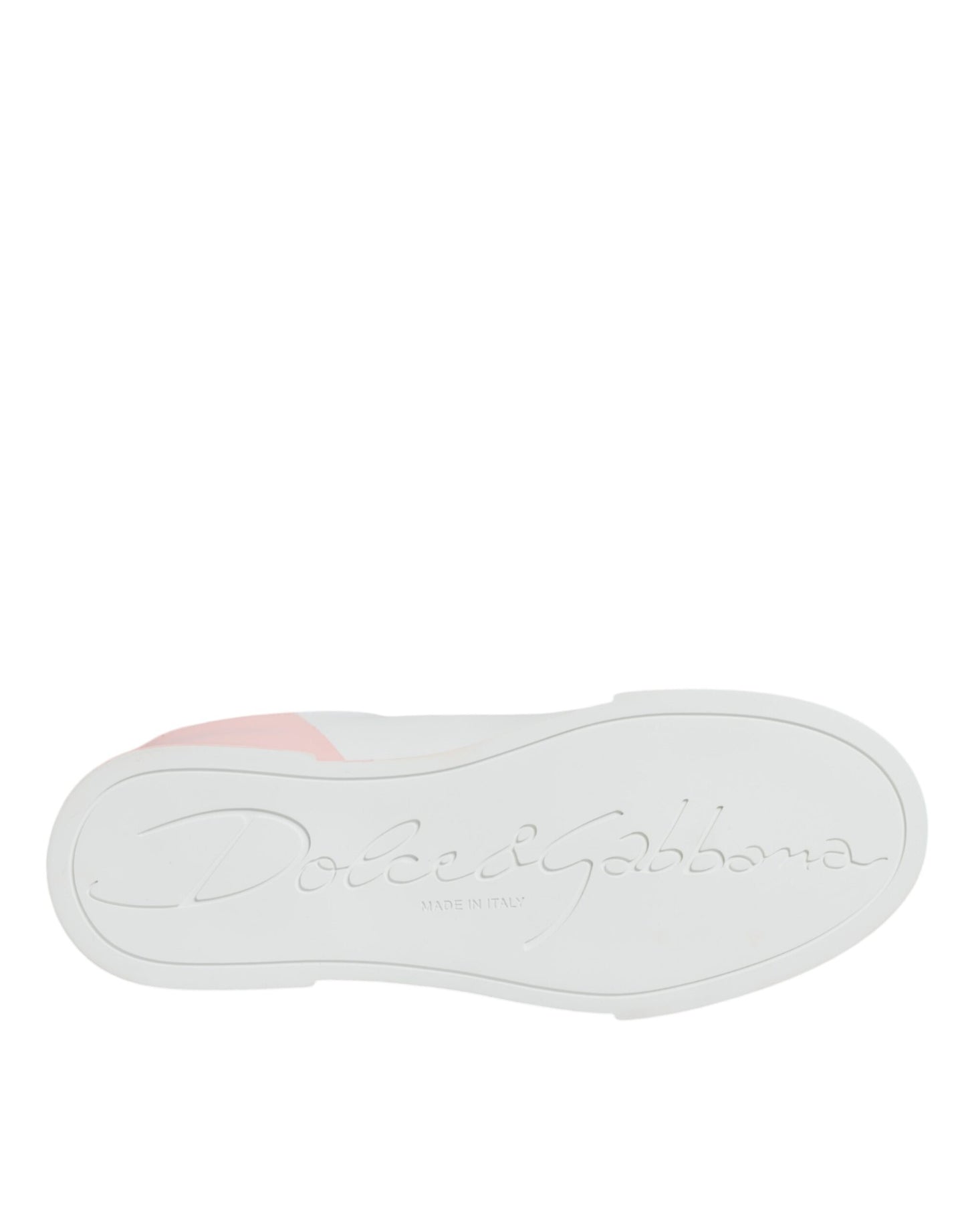 Zapatillas bajas Portofino blancas y rosas