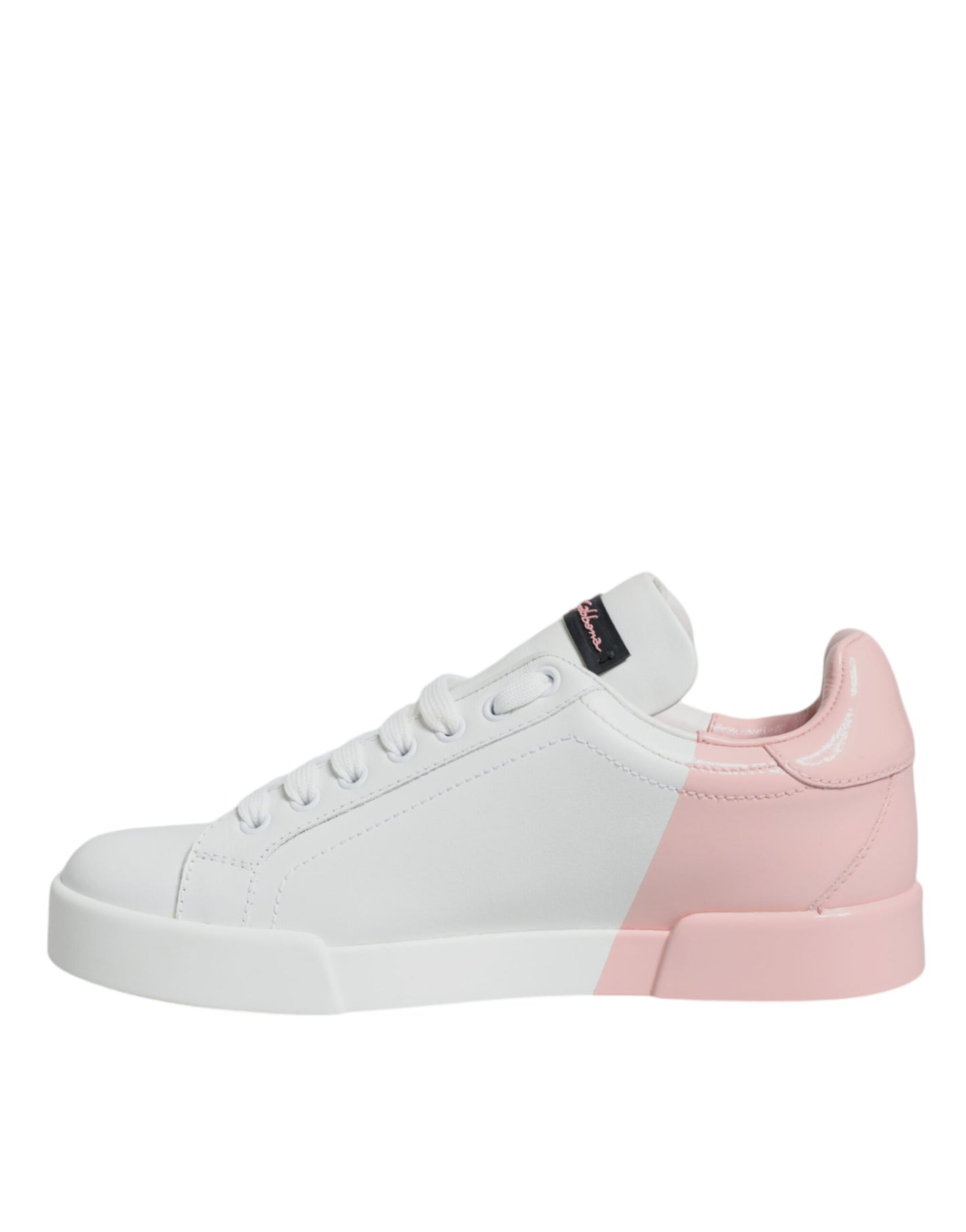 Zapatillas bajas Portofino blancas y rosas