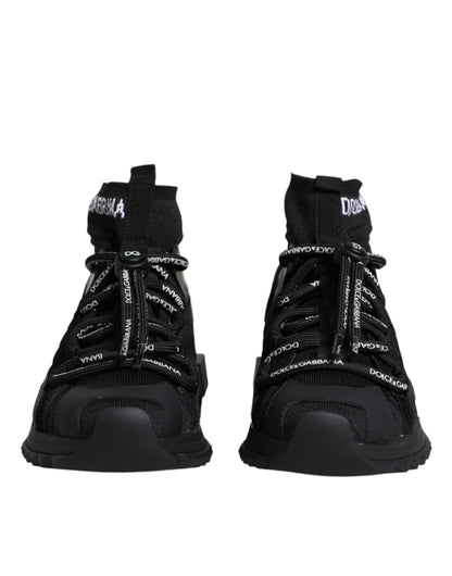 Zapatillas deportivas negras con logo de calcetines Sorrento