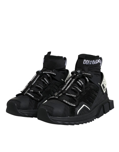 Zapatillas deportivas negras con logo de calcetines Sorrento