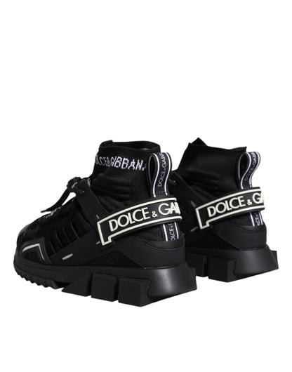 Zapatillas deportivas negras con logo de calcetines Sorrento