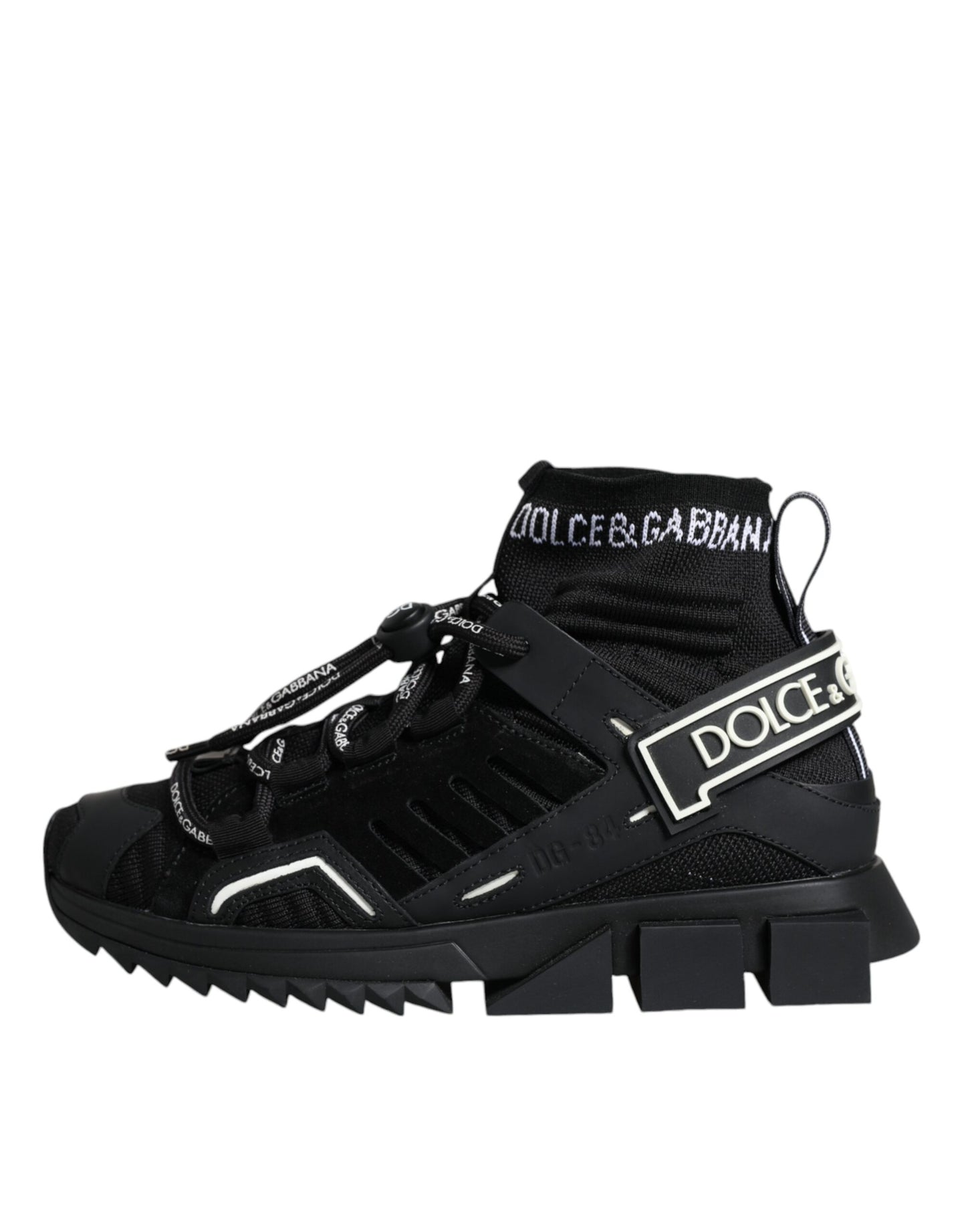 Zapatillas deportivas negras con logo de calcetines Sorrento