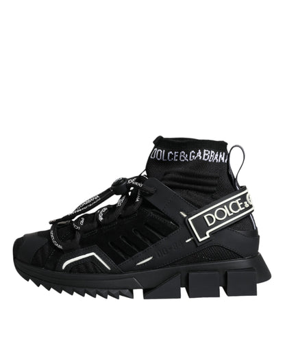 Zapatillas deportivas negras con logo de calcetines Sorrento