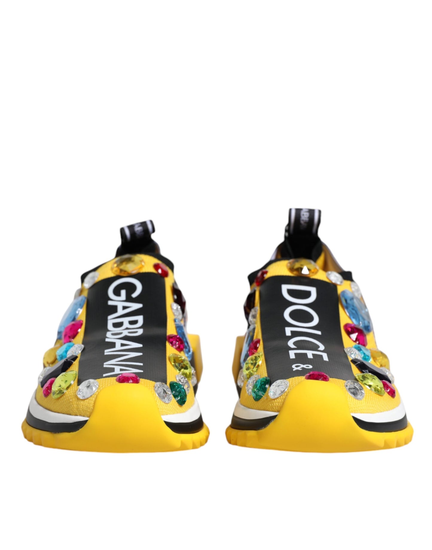 Zapatillas deportivas bajas con cristales Sorrento amarillos
