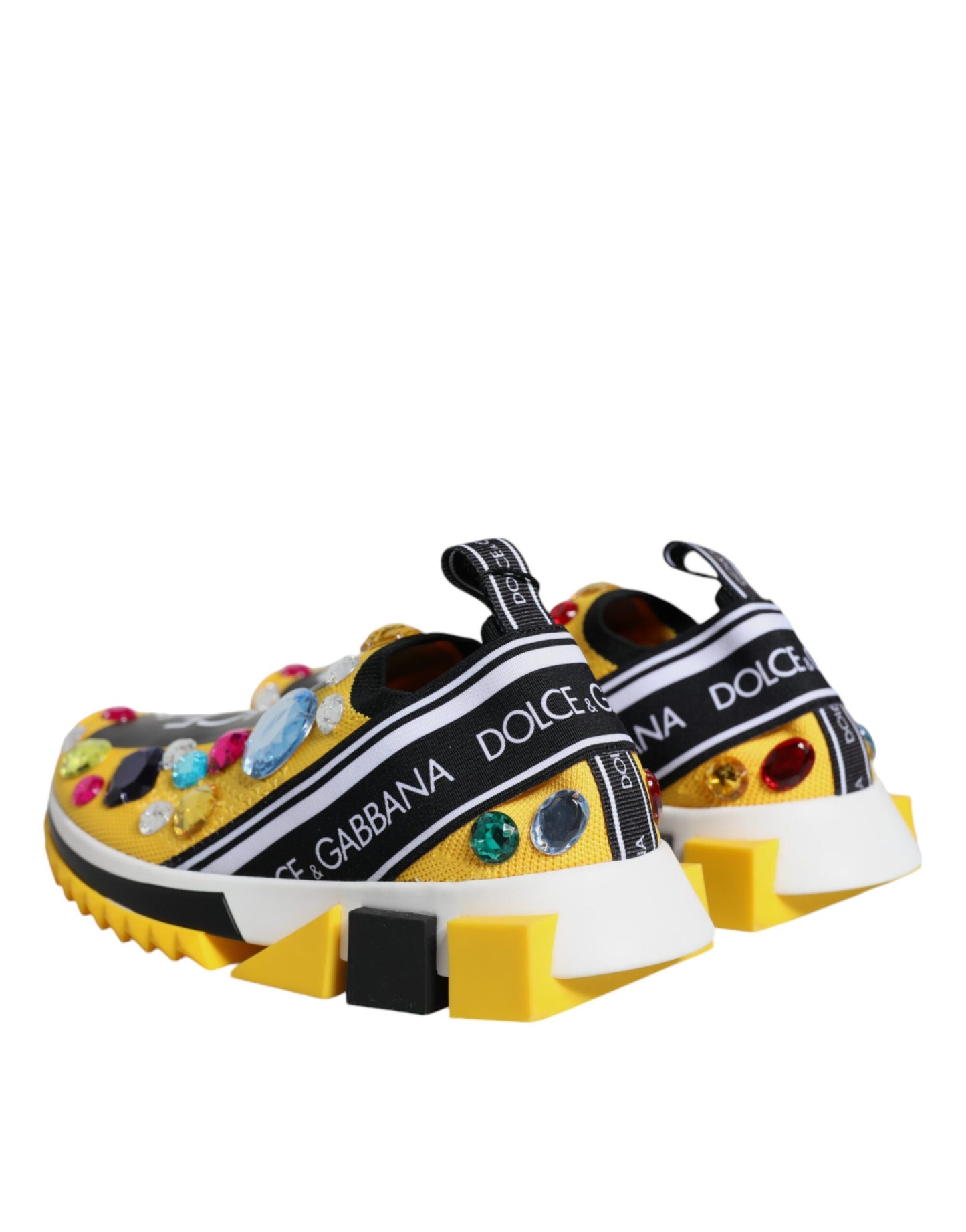 Zapatillas deportivas bajas con cristales Sorrento amarillos