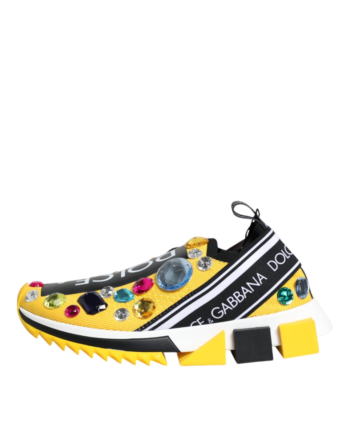Zapatillas deportivas bajas con cristales Sorrento amarillos