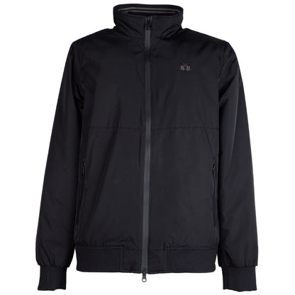 Chaqueta de poliéster negra