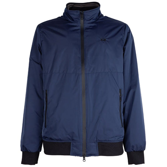 Chaqueta de poliéster azul