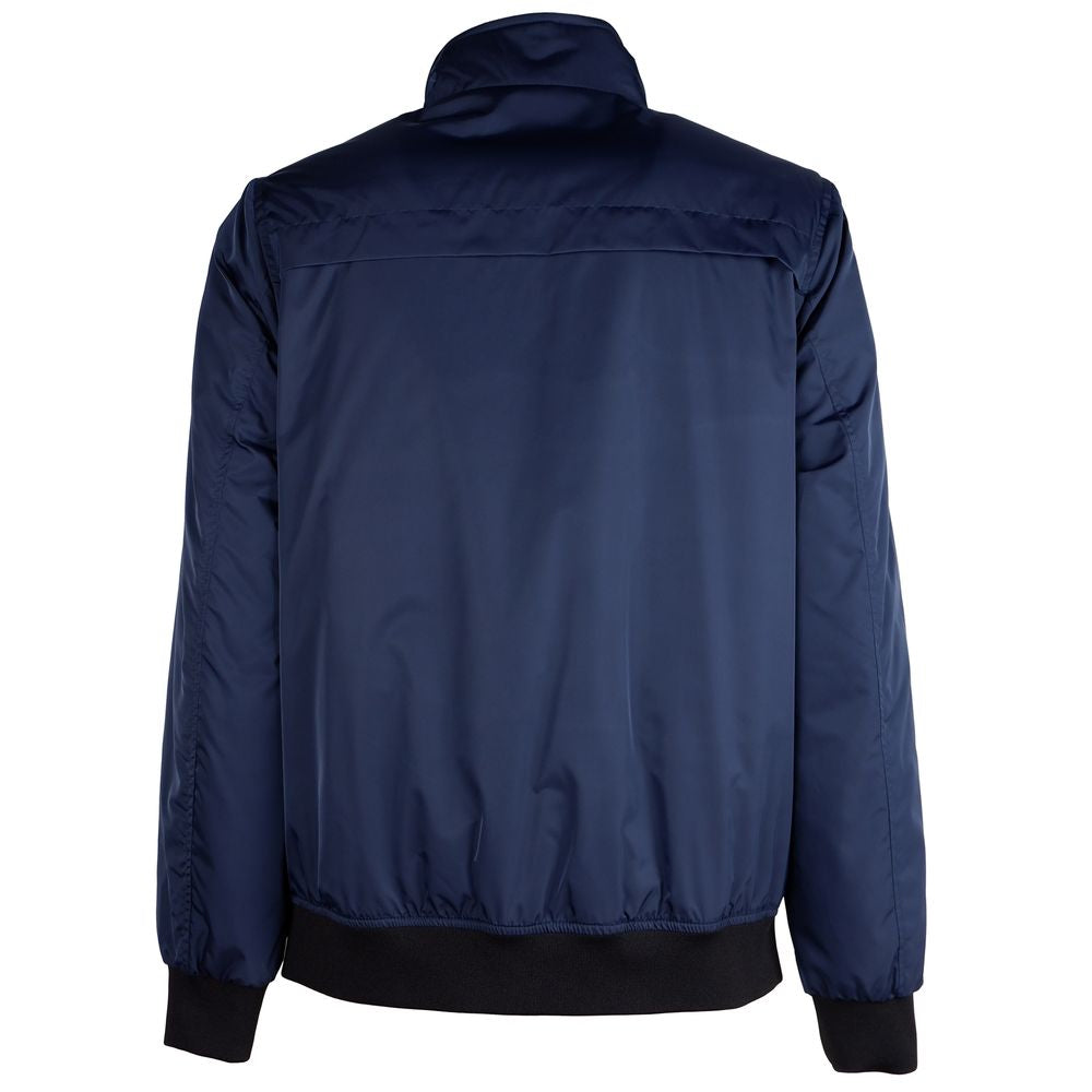 Chaqueta de poliéster azul