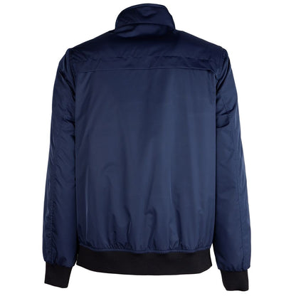 Chaqueta de poliéster azul