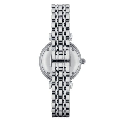 Reloj de acero inoxidable plateado