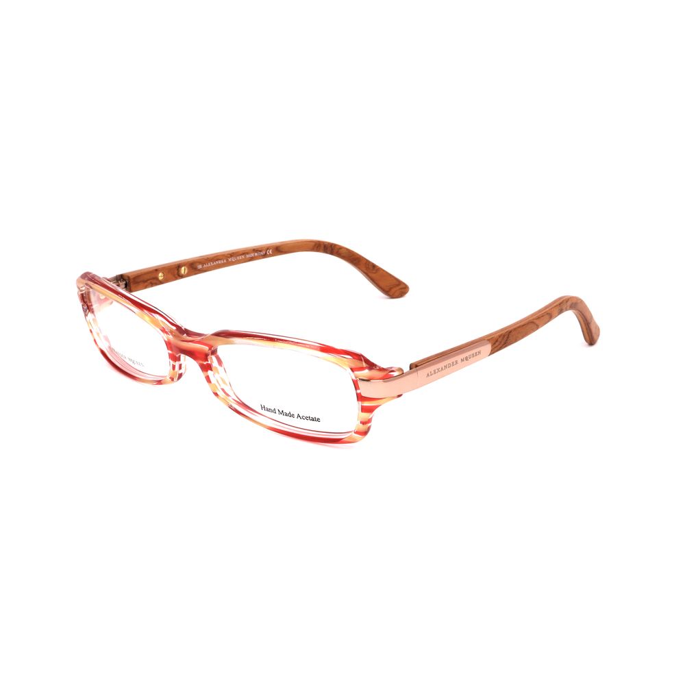 Monturas de acetato rojo