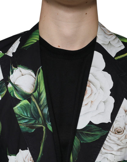 Traje formal de 2 piezas para hombre de algodón Black Rose