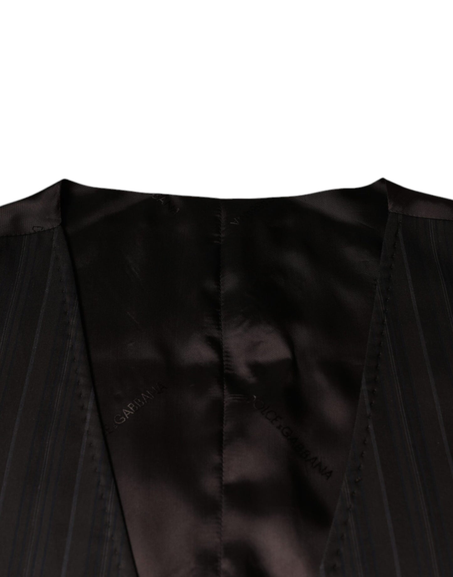 Chaleco formal de algodón negro