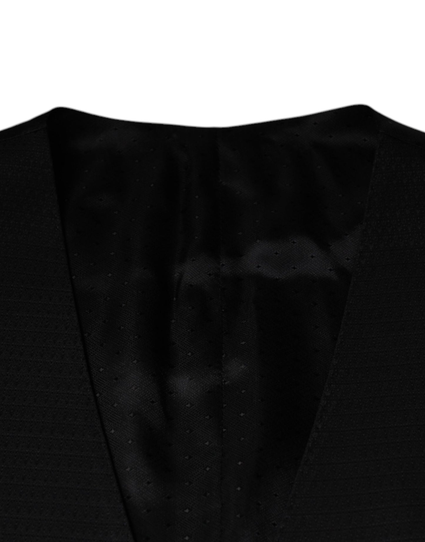 Chaleco formal de lana negro