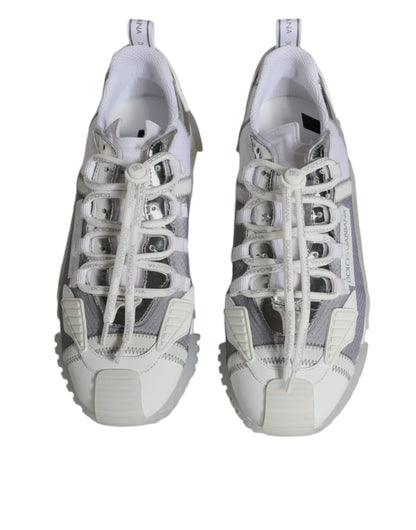 Zapatillas deportivas bajas NS1 blancas y plateadas