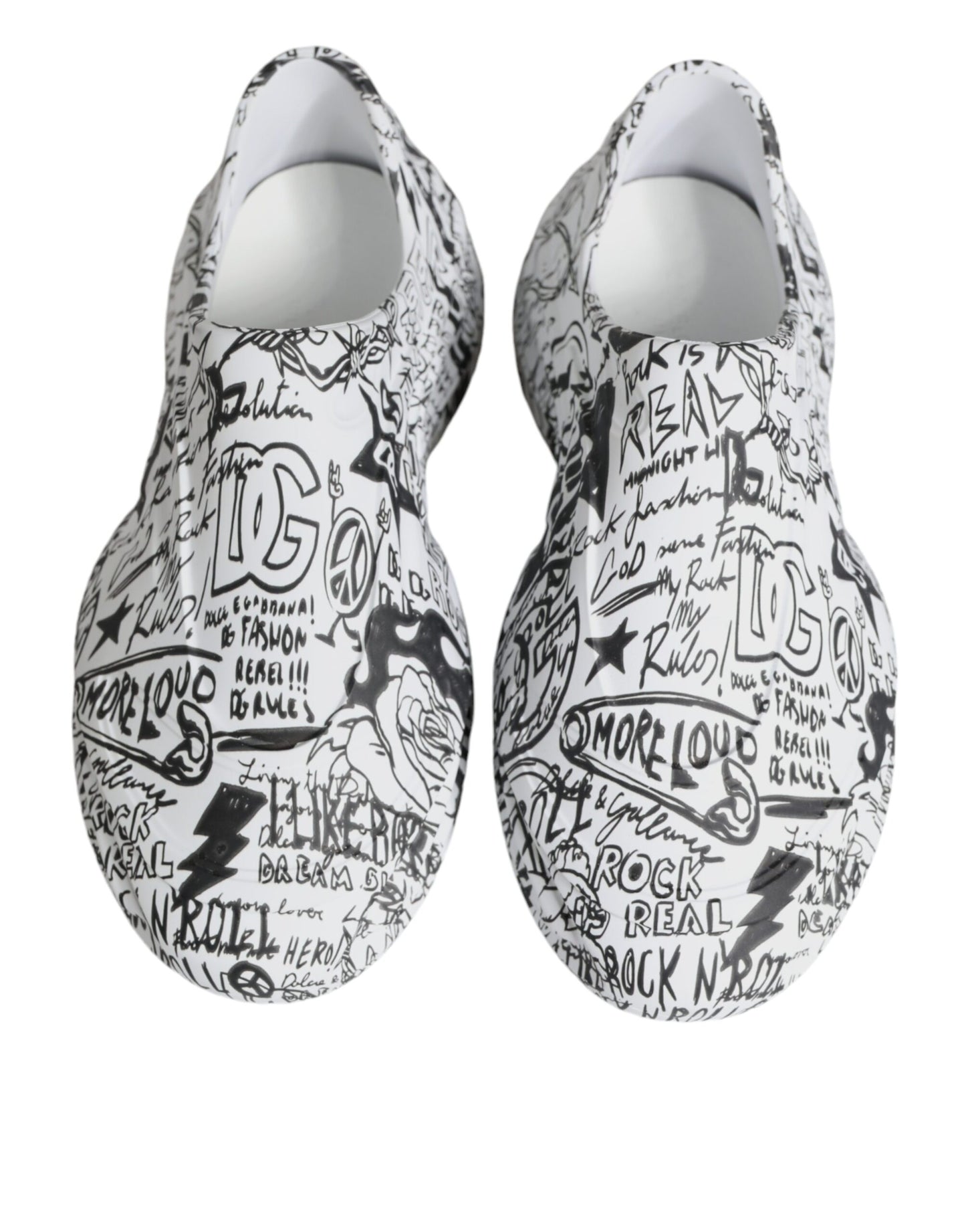 Zapatillas Daymaster con grafiti en blanco y negro