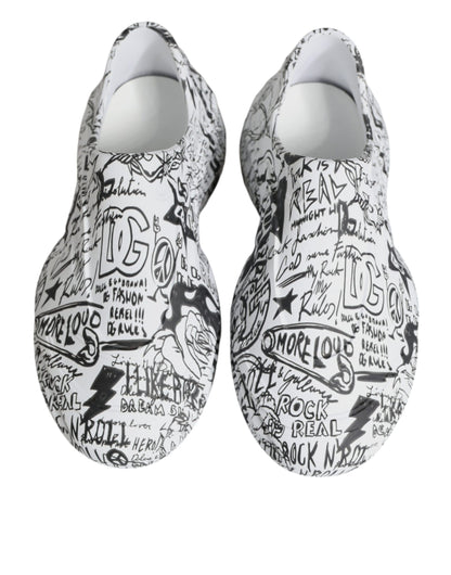 Zapatillas Daymaster con grafiti en blanco y negro
