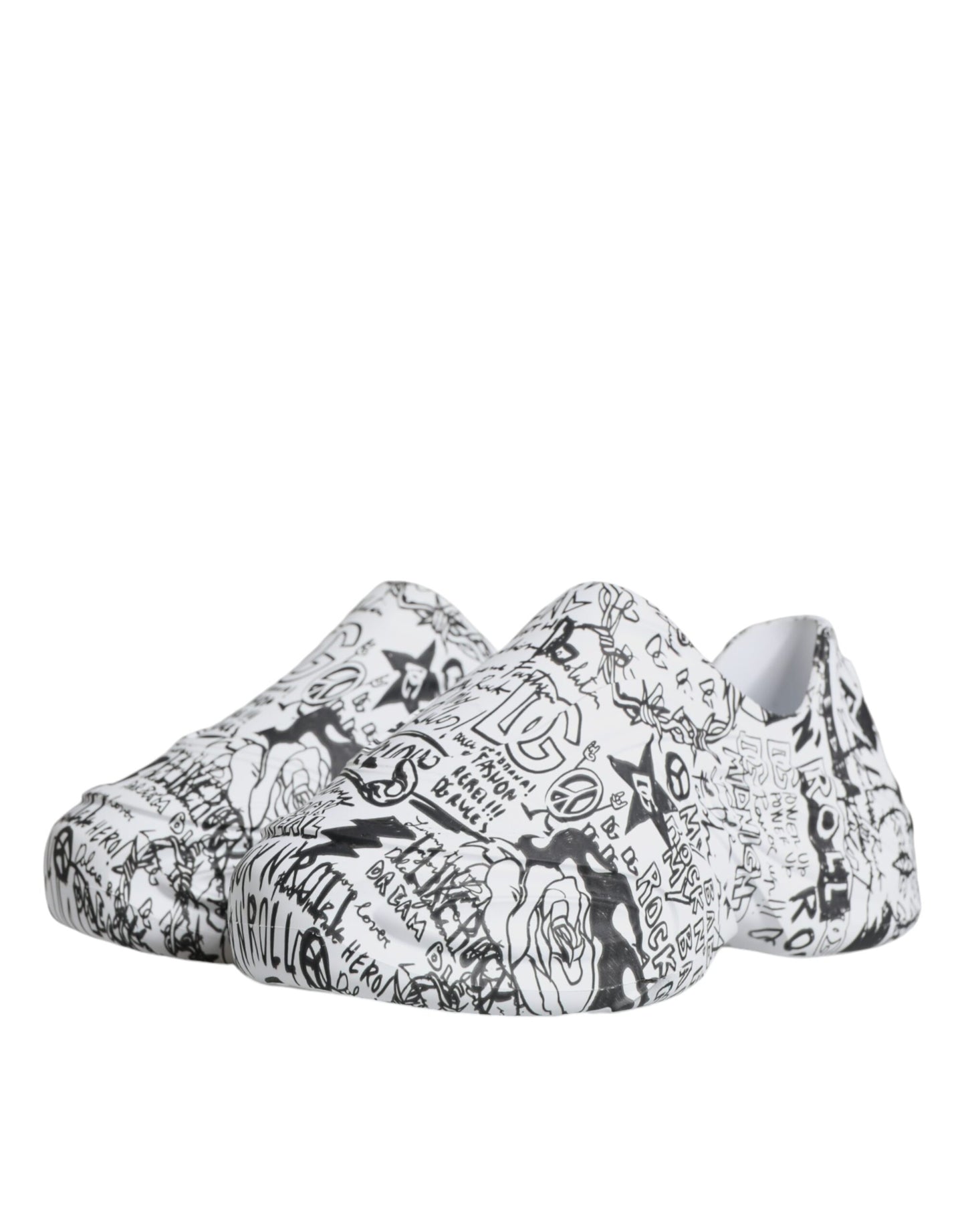 Zapatillas Daymaster con grafiti en blanco y negro