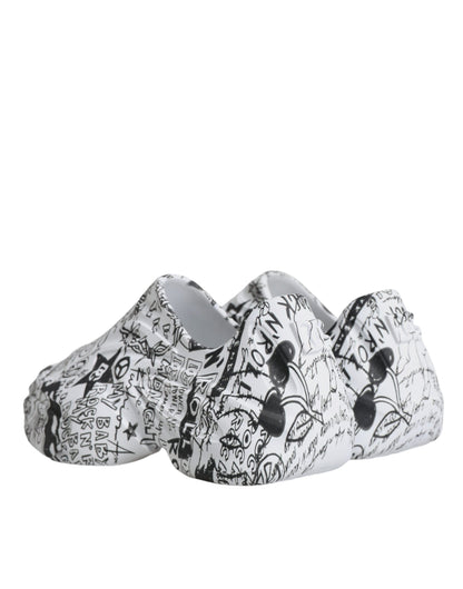 Zapatillas Daymaster con grafiti en blanco y negro