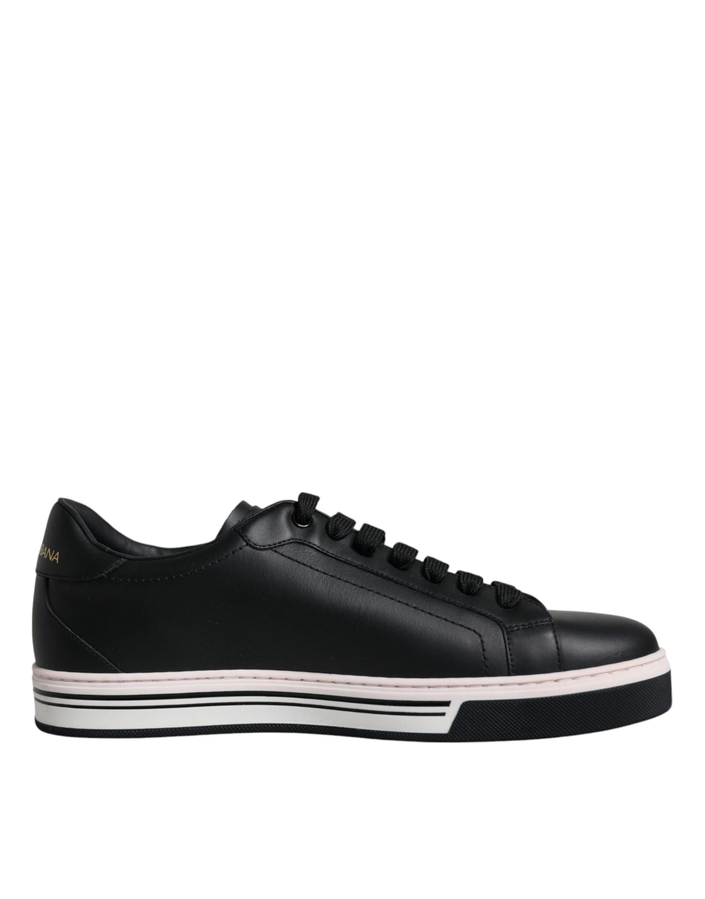 Zapatillas deportivas bajas de cuero negro para hombre