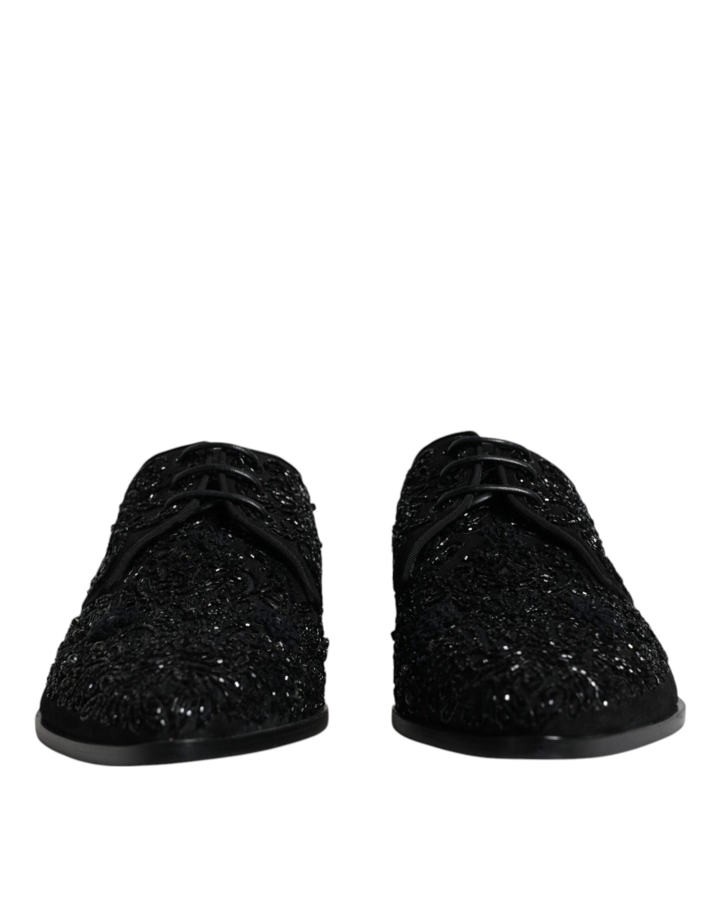 Zapatos formales Derby de ante con adornos negros