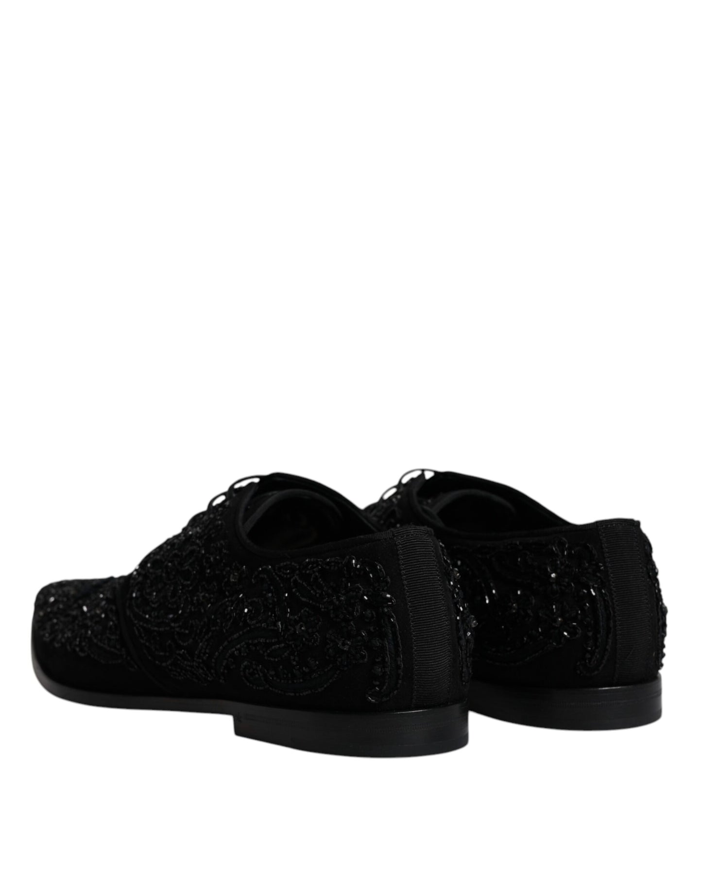 Zapatos formales Derby de ante con adornos negros