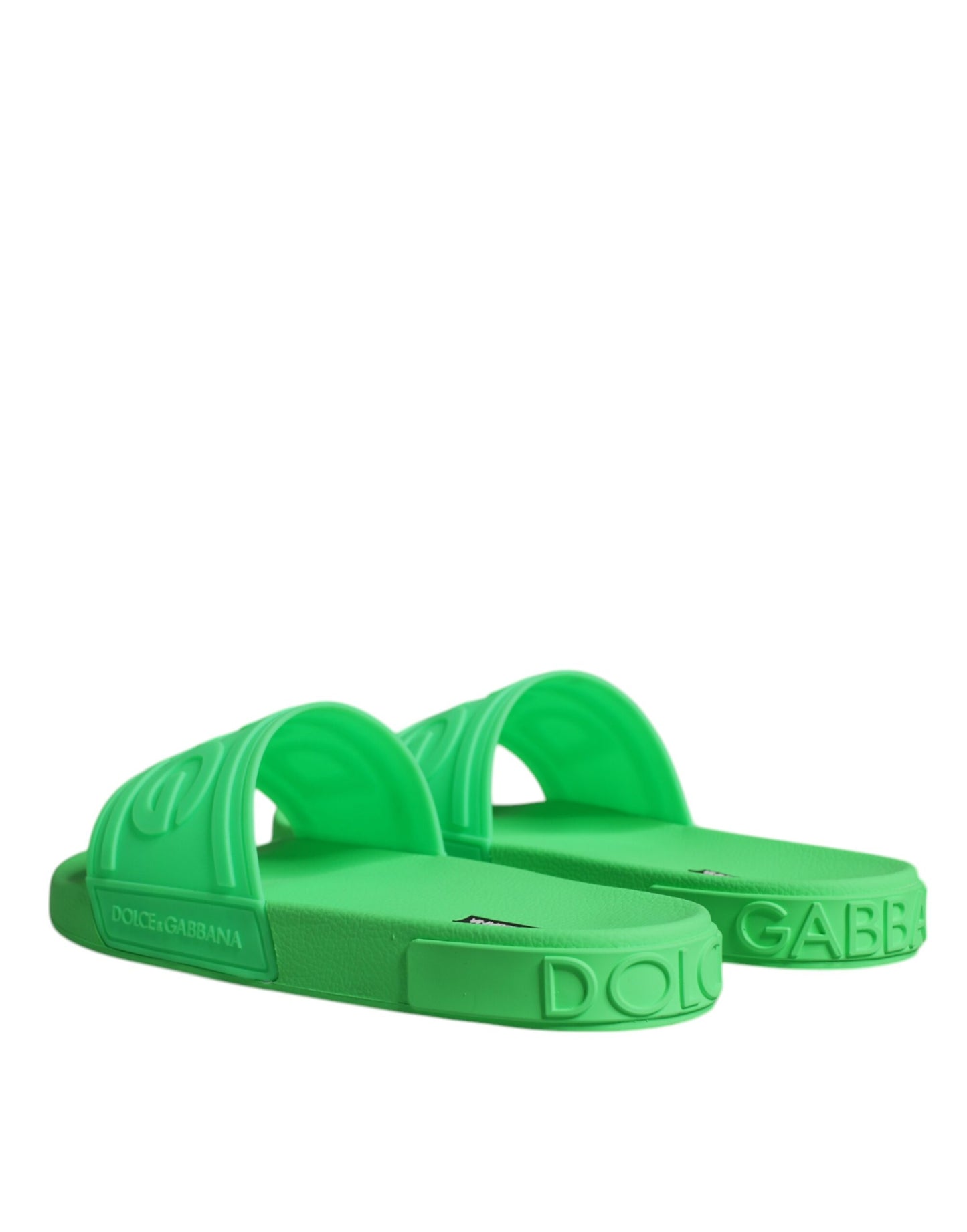 Sandalias de cuero verde para playa