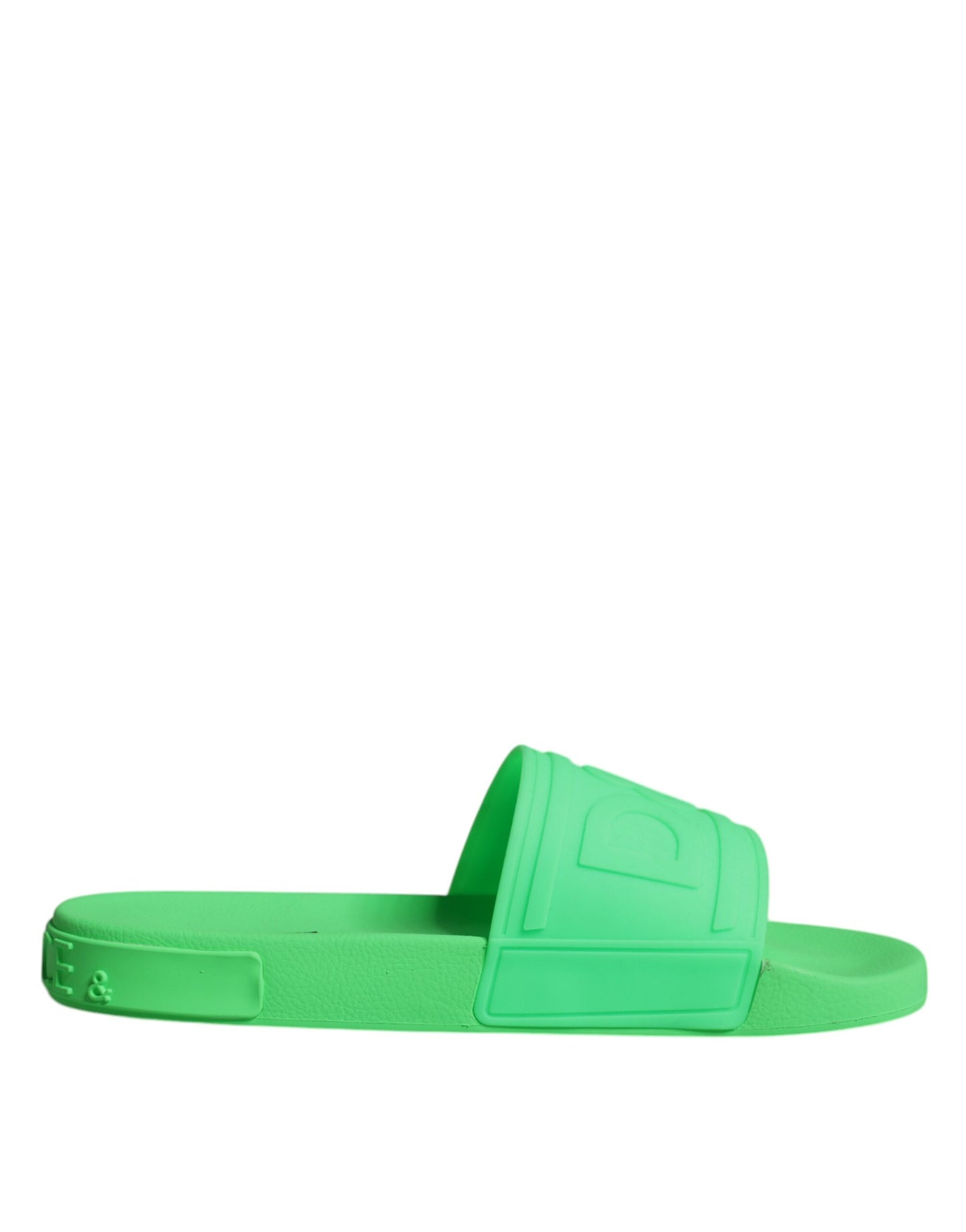 Sandalias de cuero verde para playa